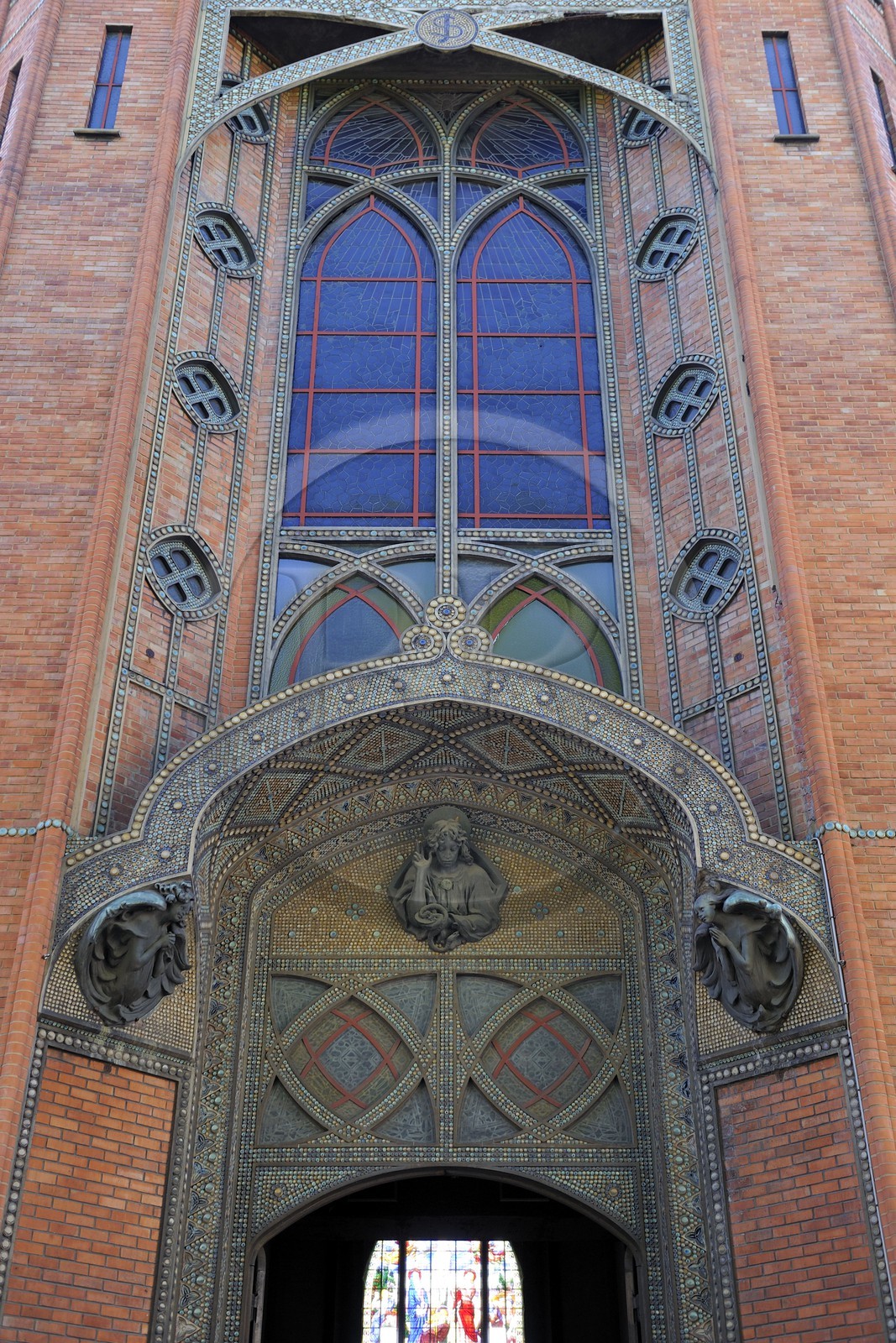 France, Paris (75), église Néo-gothique Saint-Jean de Montmartre place des Abbesses