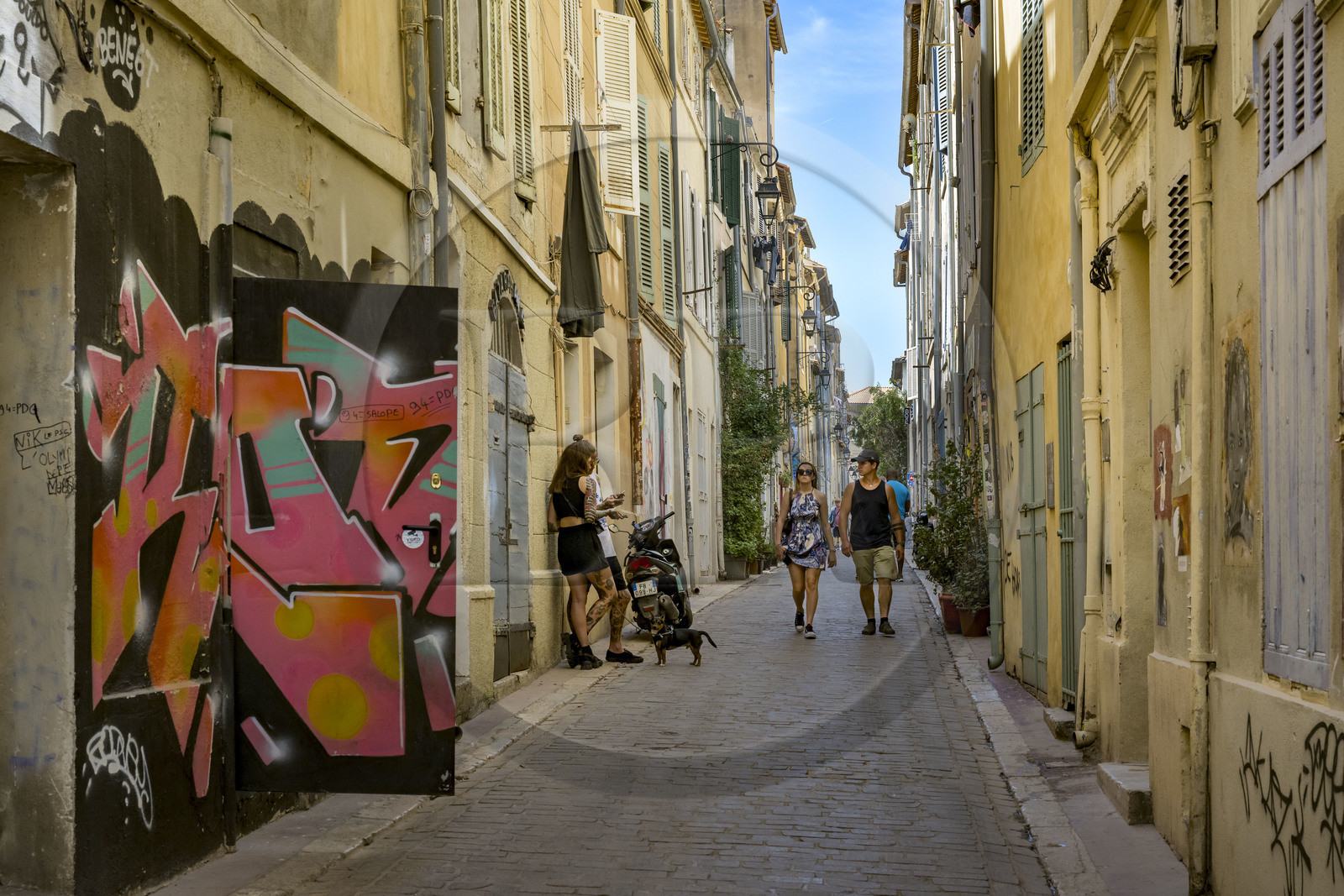 France, Bouches-du-Rhône (13), Marseille, quartier du Panier,