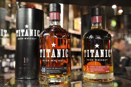 Royaume-Uni, Irlande du Nord, Belfast, le whisky Titanic créé en 2011
