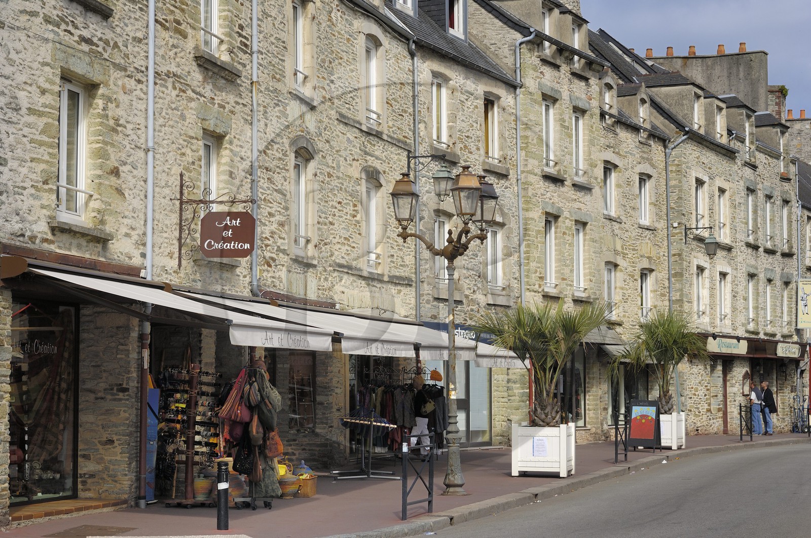 France, Manche (50), Cherbourg, maisons de la rue au Blé