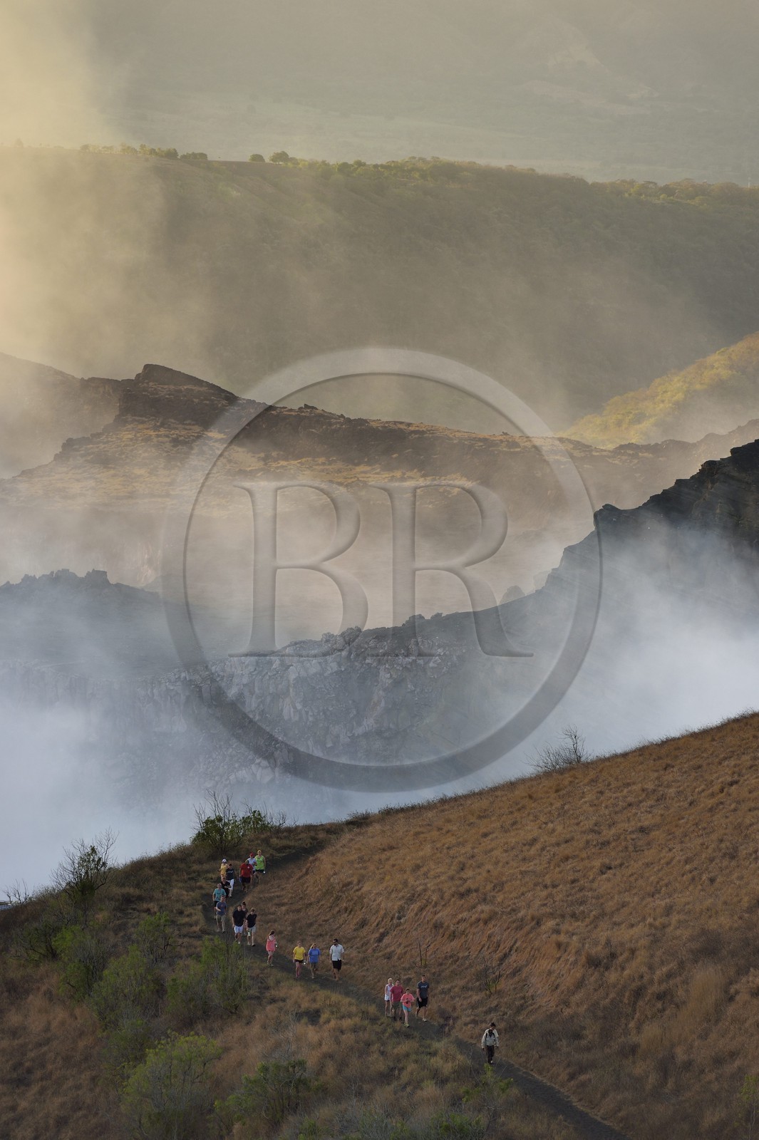 Nicaragua, Masaya, Masaya Volcano National Park (Parque Nacional Volcan Masaya), the active Santiago crater