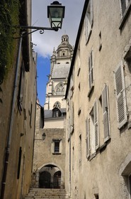 France, Loir et Cher (41), Blois, vieux quartier sous la cathédrale, rue du Grenier à Sel