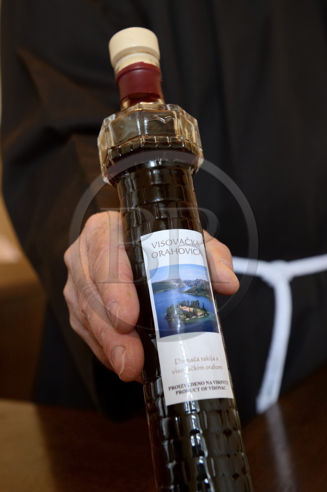 Croatia, Dalmatia, Krka National Park, the Visovac Franciscan Monastery, the monks produce their own liquor