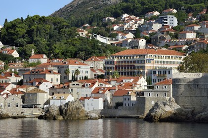 Croatie, Dalmatie, cote dalmate, Dubrovnik, le Grand Hotel Imperial - Hilton Imperial