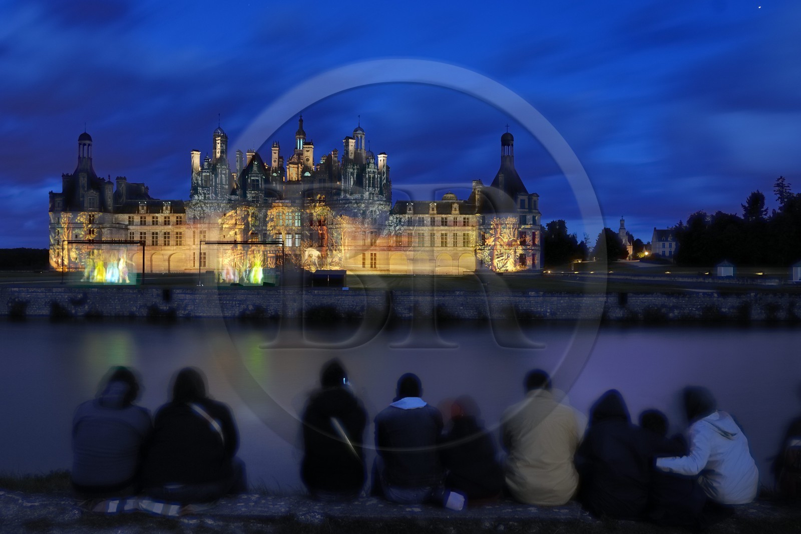 France, Loir et Cher (41), Vallée de la Loire classée Patrimoine Mondial de l' UNESCO, château de Chambord, son et lumière