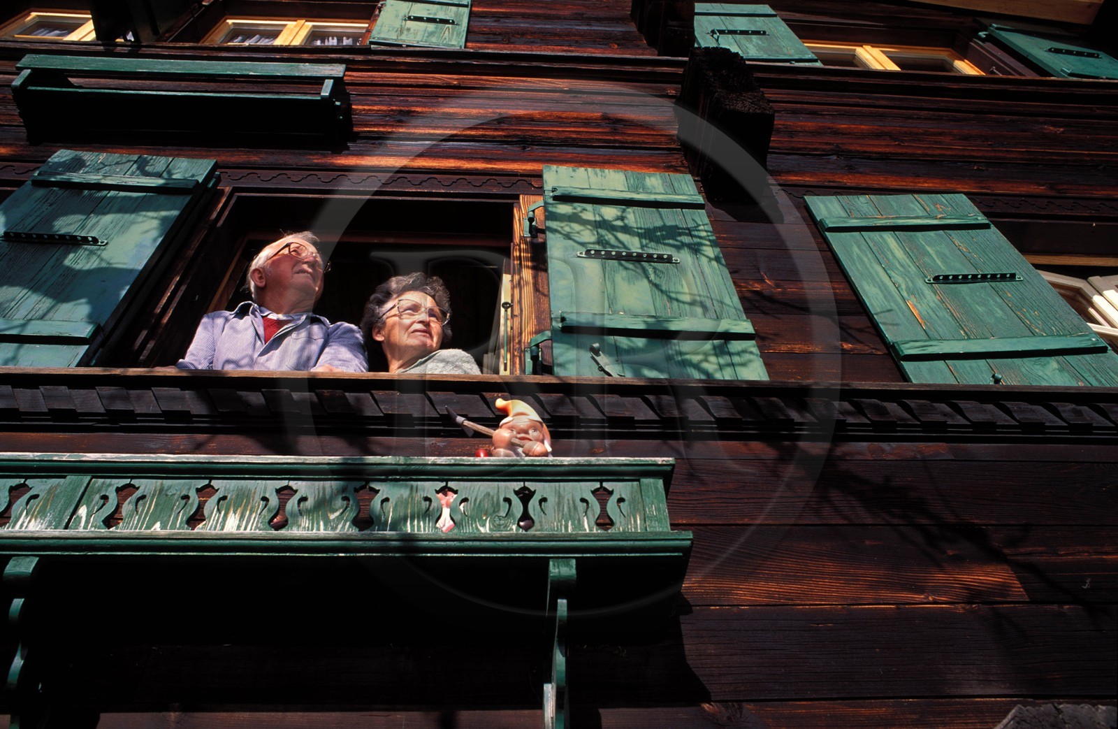 Suisse, région de Bern (Oberland Bernois), Saanenland, Gstaad, ferme encore en activité