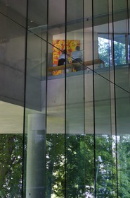Irlande, Cork, University College Cork, la Glucksman Gallery (art contemporain) par les architectes O'Donnell & Tuomey
