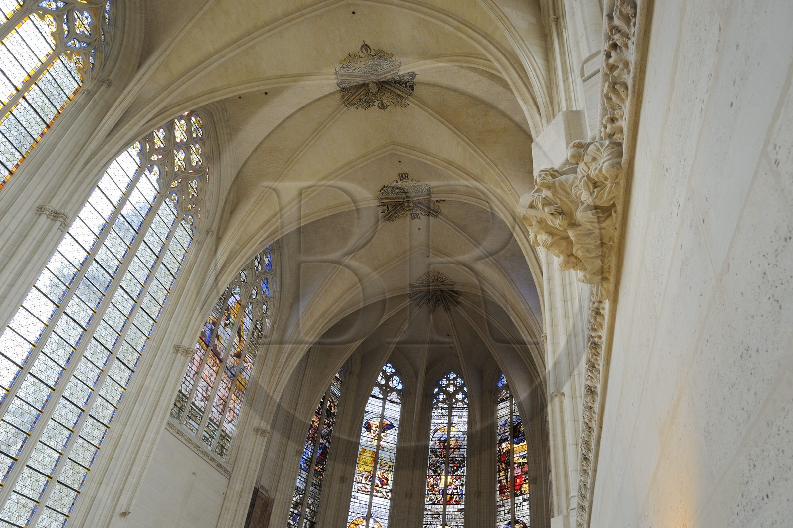 France, Val-de-Marne (94), Vincennes, le château de Vincennes, la Sainte Chapelle
