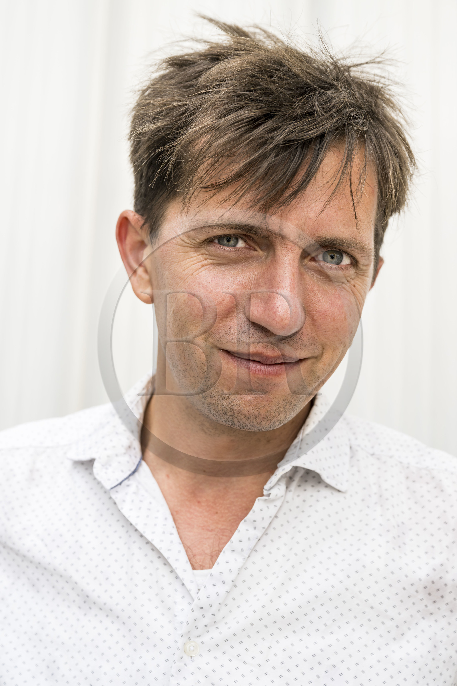 France, Bouches du Rhone, Marseille, Aygalades district, Alexis Nys director of La Cité des Arts de la Rue (The City of Street Arts)