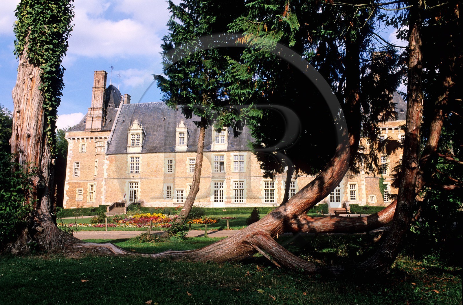 France, Nievre, Saint Amand en Puisaye, castle and Museum of sandstone