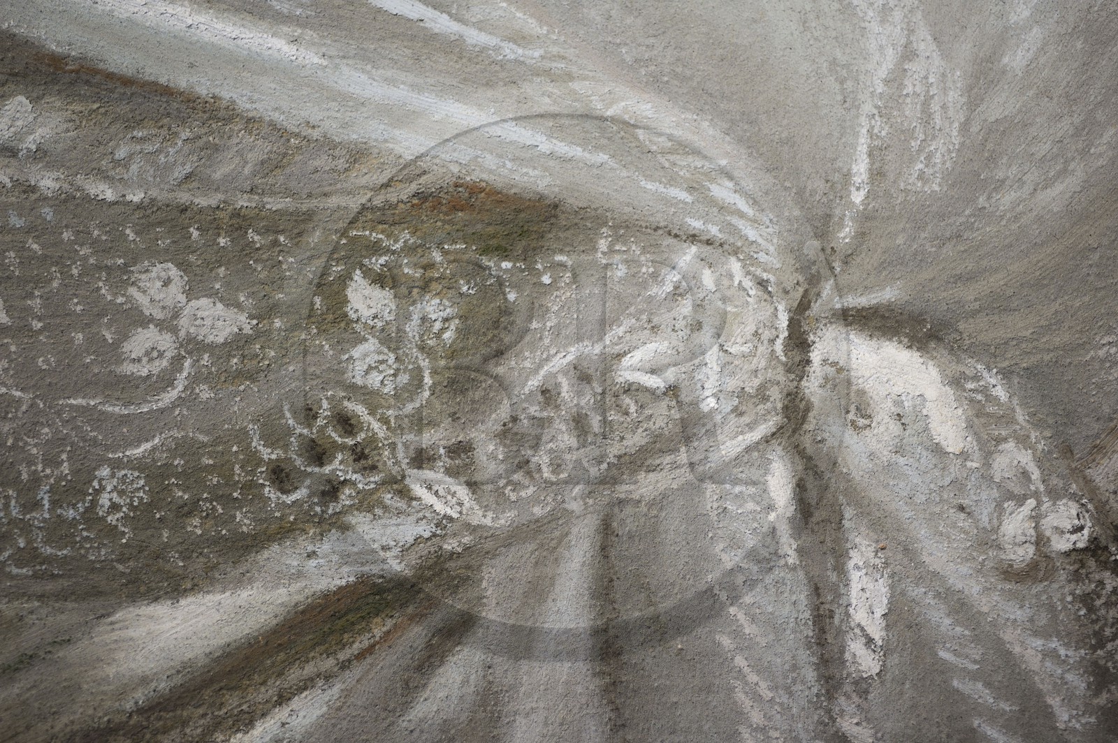 France, Yvelines (78), château de Versailles, ateliers de restauration du château, atelier des dessins et estampes, détail du portrait de Mme Campan lectrice de Marie Antoinette par J.Boze