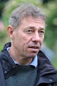 France, Eure (27), Giverny, le jardin de Claude Monet, le nouveau jardinier en chef James Priest