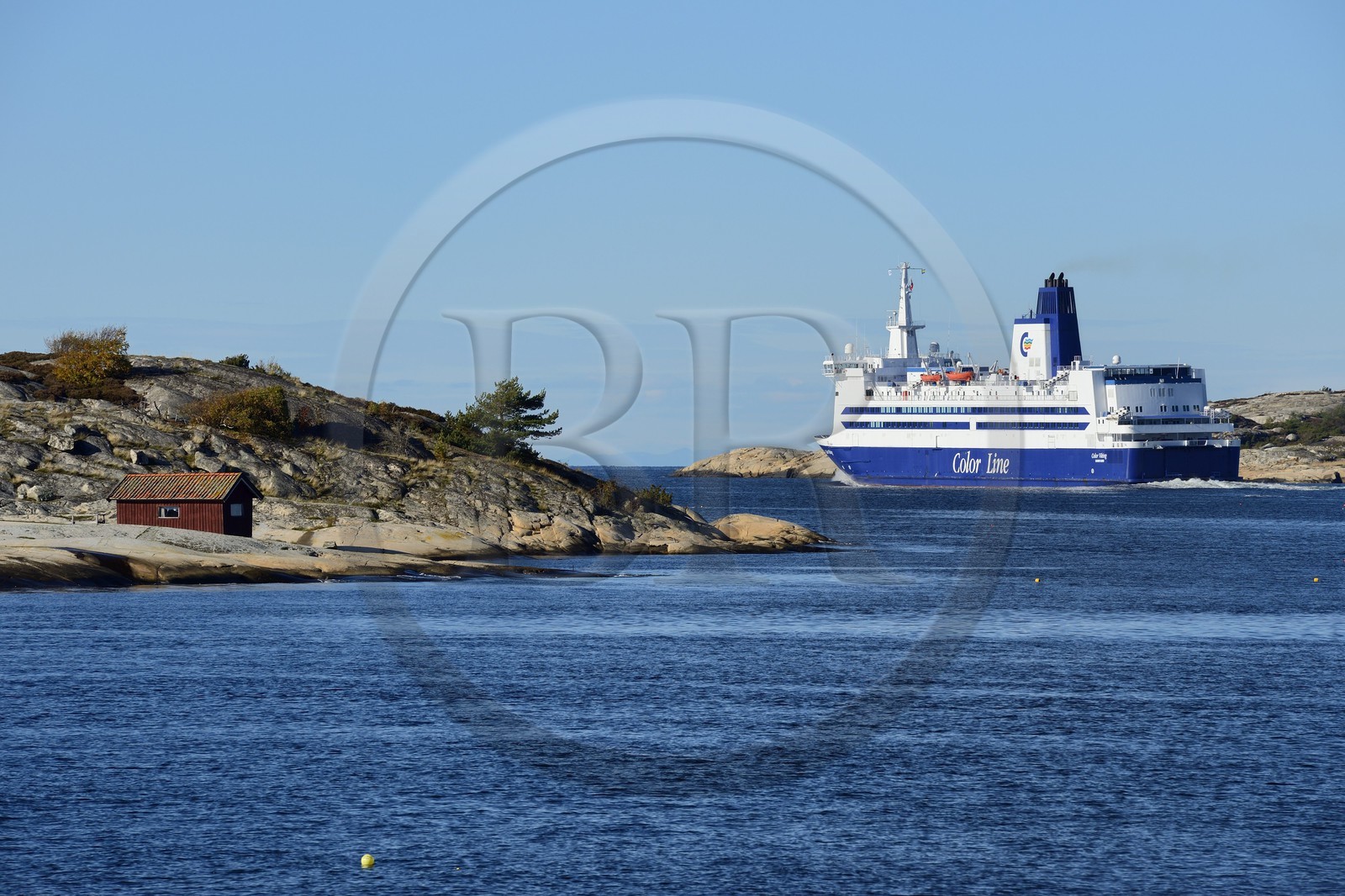 Suède, Västra Götaland, Stromstad, ferry de la Color Line