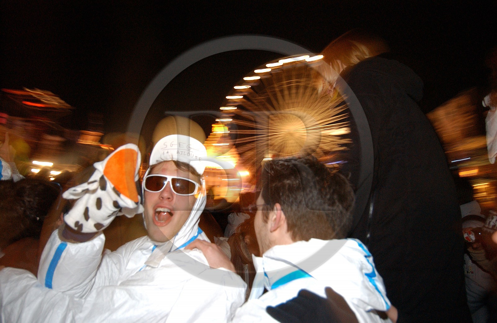 France, Nord, inauguration of Lille 2004, white ball on the main