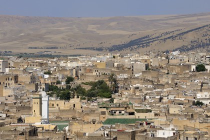 Maroc, Moyen Atlas, Fès, ville impériale, médina classée Patrimoine Mondial de l'UNESCO, la mosquée Quaraouiyyine ou Karaouiyine au coeur de Fès el Bali