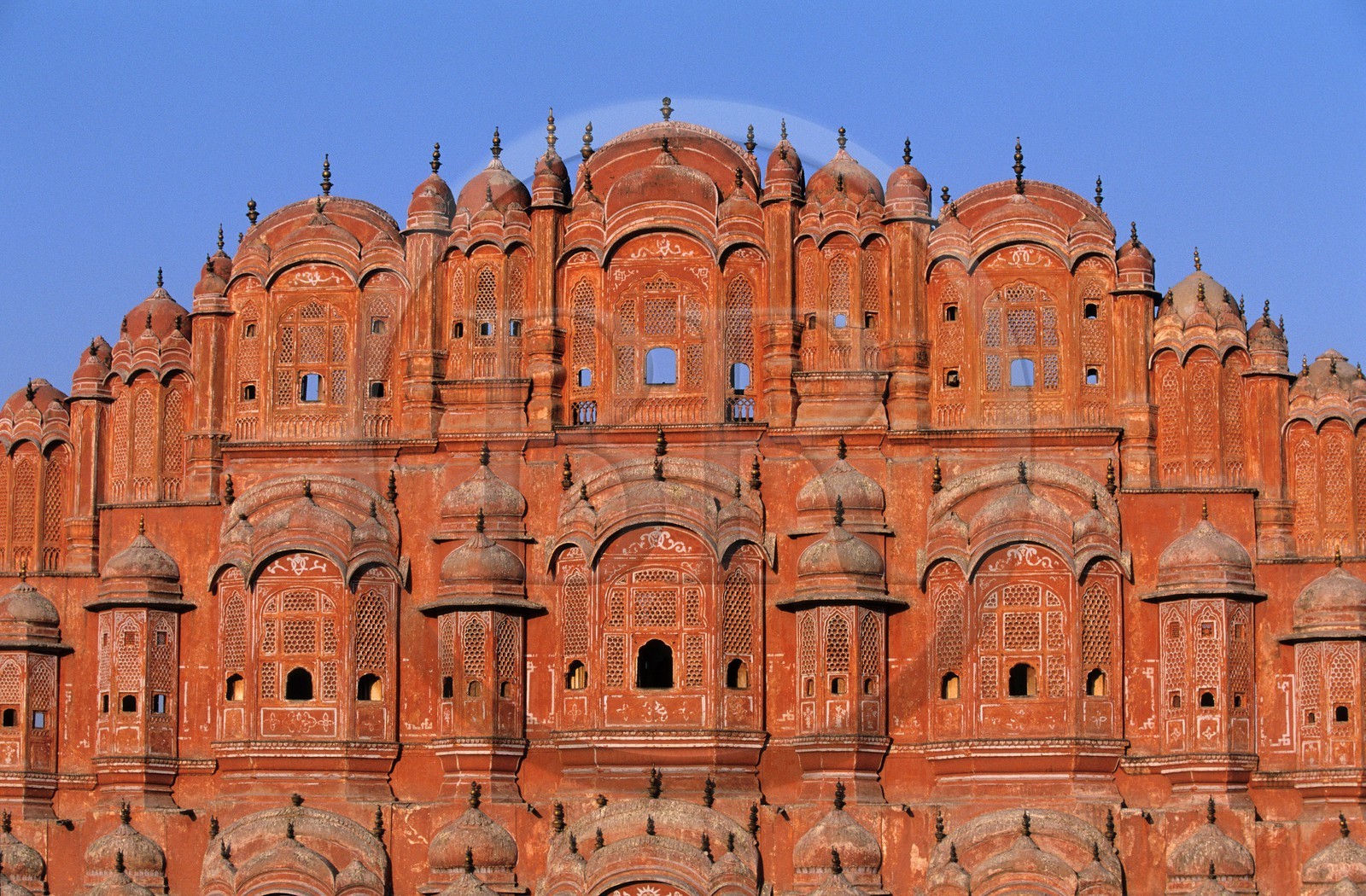 India, Rajasthan State, Jaipur, the City Palace, the Hawa Mahal also called Wind Palace