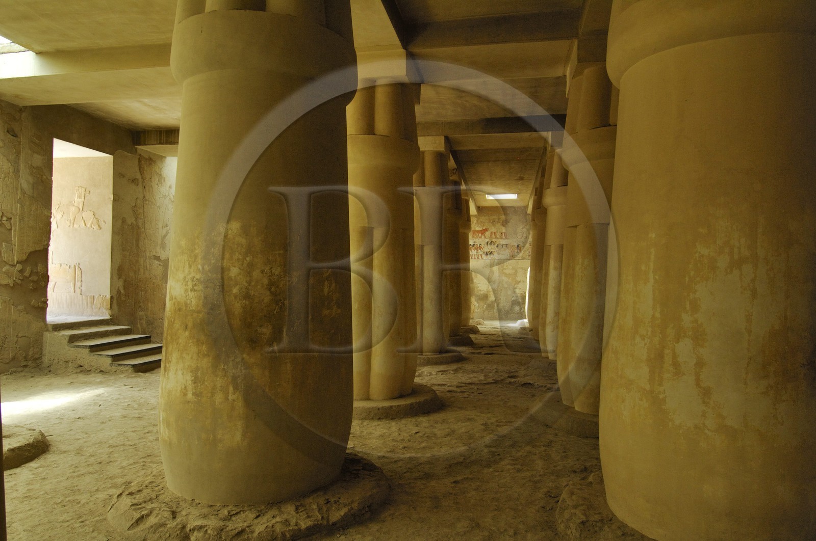 Egypte, Haute Egypte, vallée du Nil, environs de Louxor, nécropole thébaine classée Patrimoine Mondial de l'UNESCO, Thèbes Ouest, tombes des nobles, la tombe de Ramose