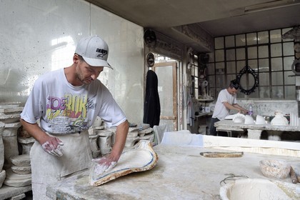 France, Var (83), Toulon, entreprise de platrerie (staffeur ornemaniste) Turco staff, Jean Baptiste Turco