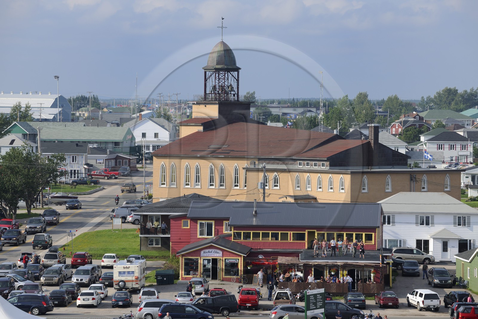 Canada, province du Québec, Saint Laurent, Côte Nord, église de Havre-Saint-Pierre