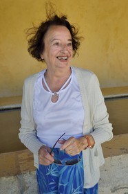 France, Var (83), Parc Naturel Régional du Verdon, Les Salles-sur-Verdon, Jeanne Battaglini qui a vu disparaitre l'ancien village lors de la construction du barrage du lac de Sainte Croix