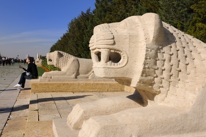 Turquie, Anatolie centrale, Ankara, le mausolée d'Atatürk
