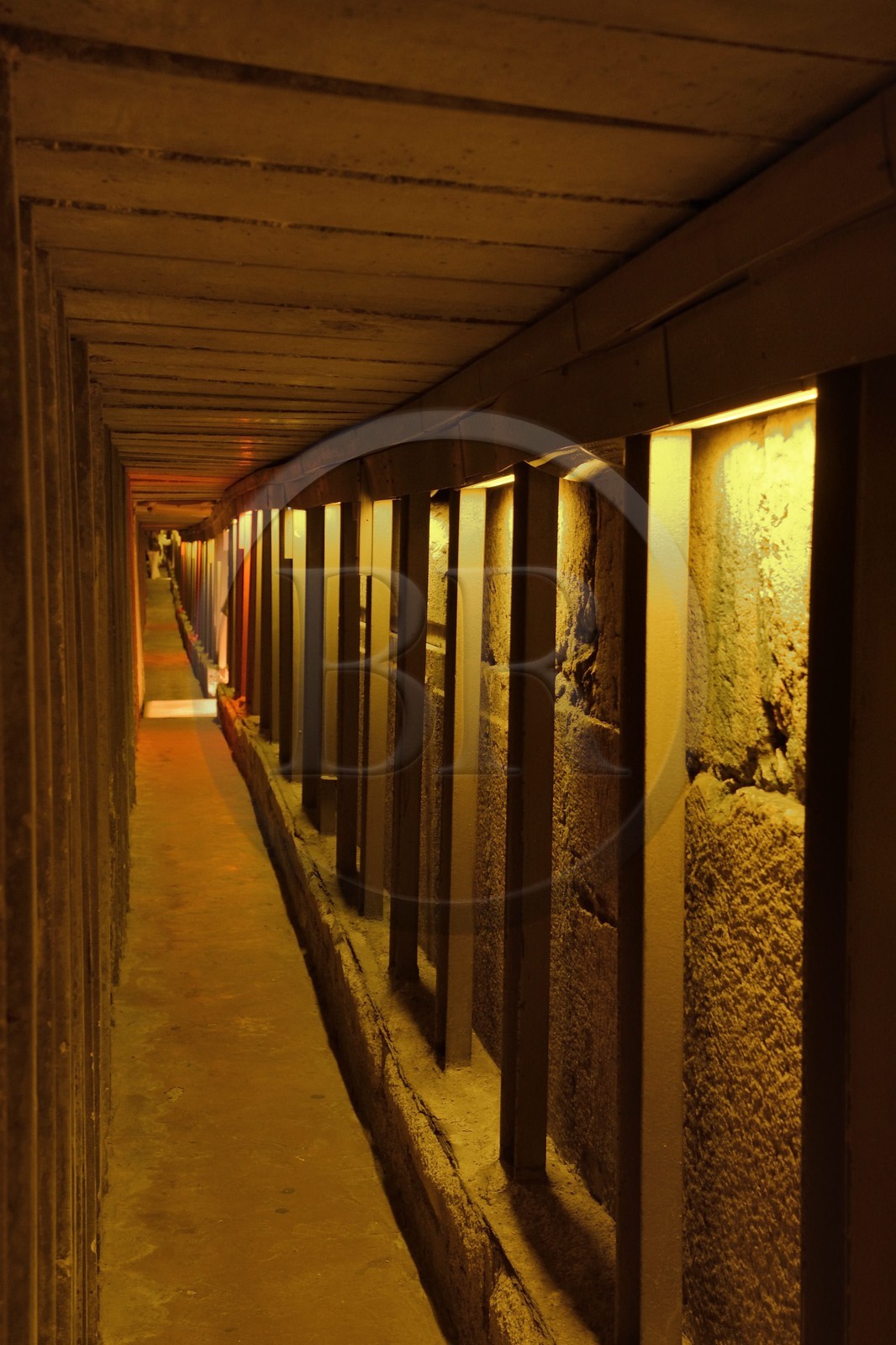 Israel, Jerusalem, holy city, the old town listed as World Heritage by UNESCO, Kotel underground along the Western Wall (original and never restored) part of the retaining walls of the Temple Mount built by Herod the Great