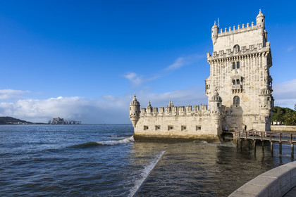 Portugal, Lisbonne, Bélem, Tour de Bélem (Torre de Bélem), classé Patrimoine Mondial de l'UNESCO