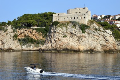 Croatia, Dalmatia, Dalmatian coast, Dubrovnik, Historic Centre listed as World Heritage by UNESCO, fort Lovrijenac