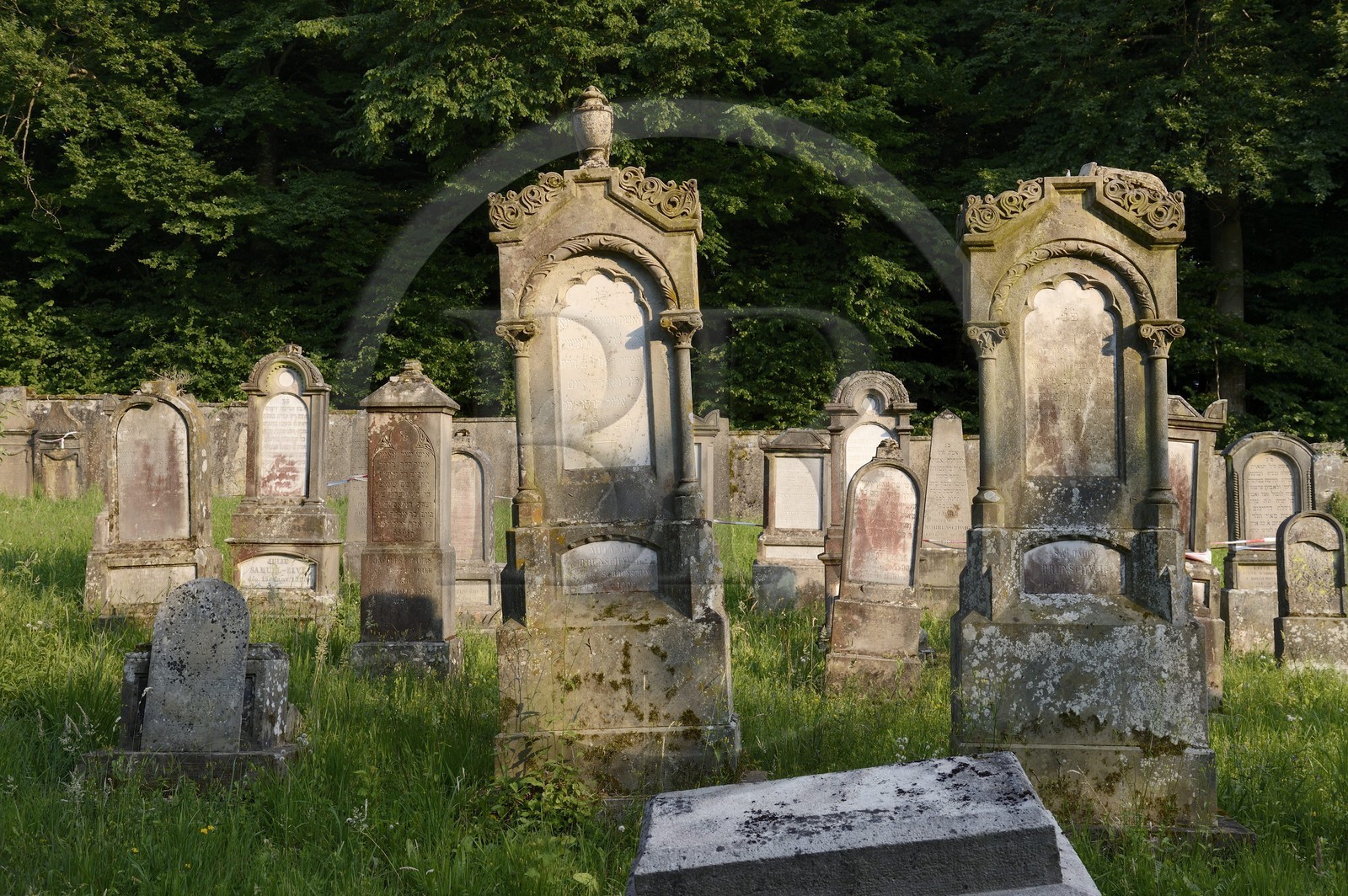 France, Haut Rhin, Sundgau, Durmenach, the Jewish cemetery dating back to 1794