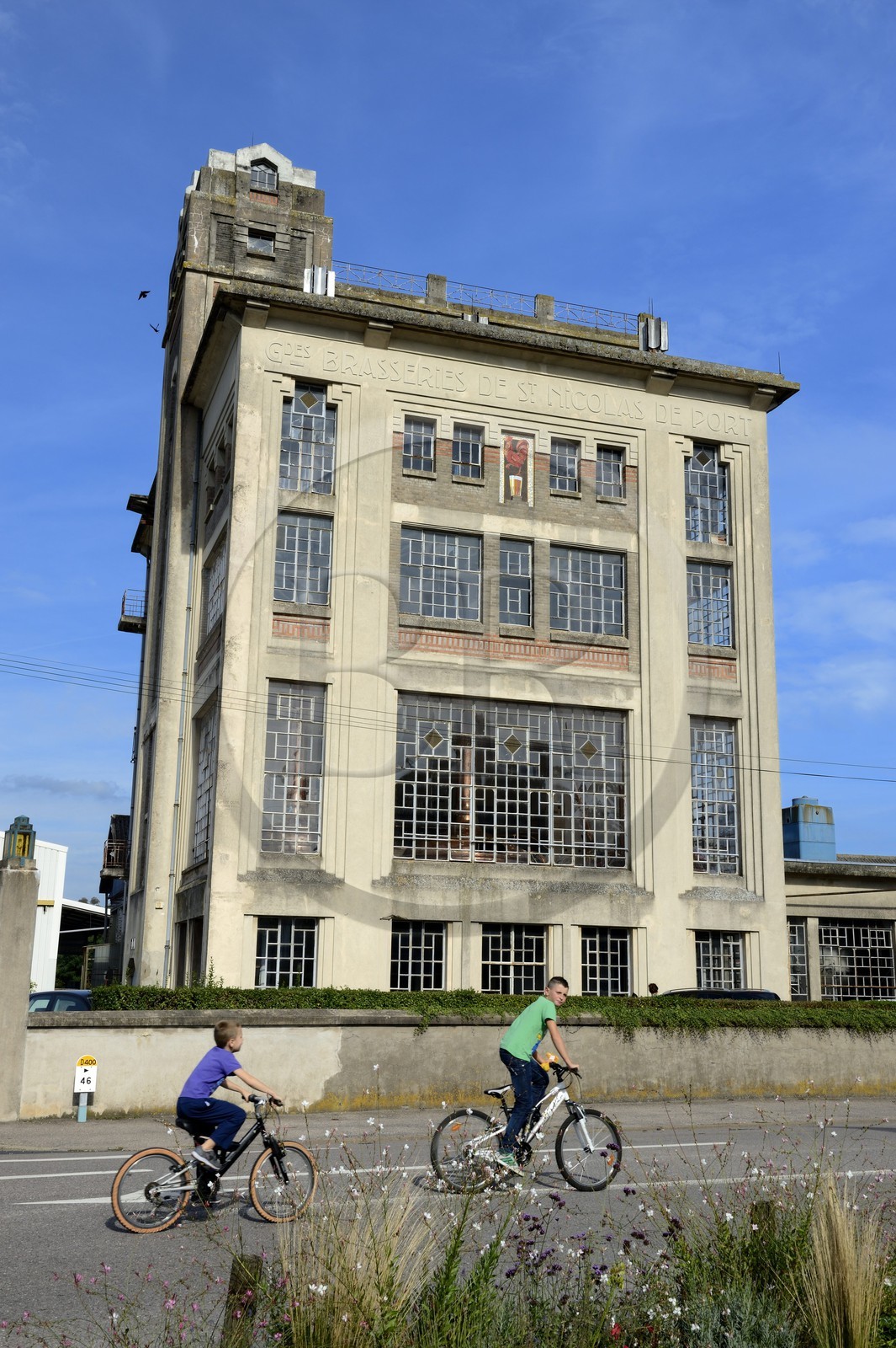 France, Meurthe-et-Moselle (54), Saint-Nicolas-de-Port, le Musée français de la brasserie installé dans une ancienne brasserie industrielle dont le bâtiment de 1931 de l'architecte Fernand César est un exemple de l'architecture industrielle Art déco