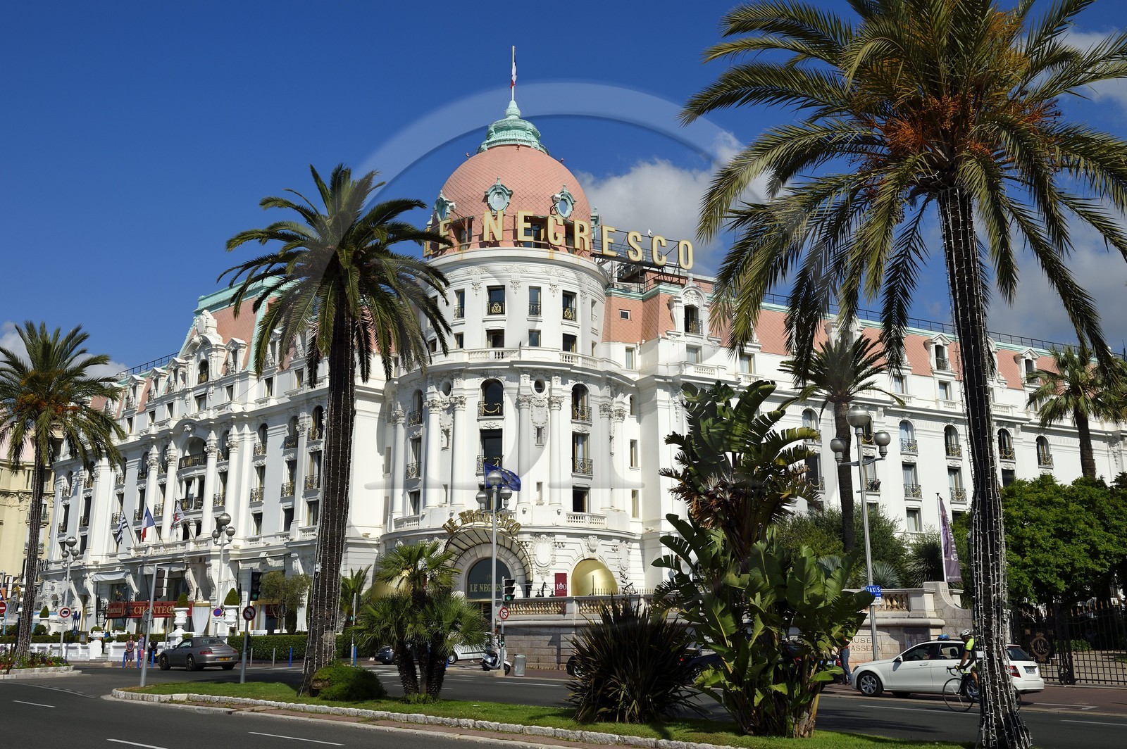 France, Alpes-Maritimes (06), Nice, hotel Negresco sur la Promenade des Anglais