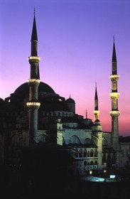 Turkey, Istanbul, historical centre listed as World Heritage by UNESCO, Sultanahmet District, Sultan Ahmet Camii Mosque (Blue Mosque)