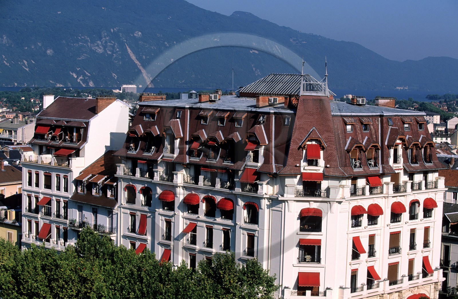 France, Savoie (73), Aix-les-Bains, le Palace Hôtel Astoria place des thermes