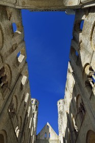 France, Seine-Maritime, France, Seine Maritime, Pays de Caux, Norman Seine River Meanders Regional Nature Park, Jumieges, abbey of Saint Pierre de Jumieges founded in the 7th century