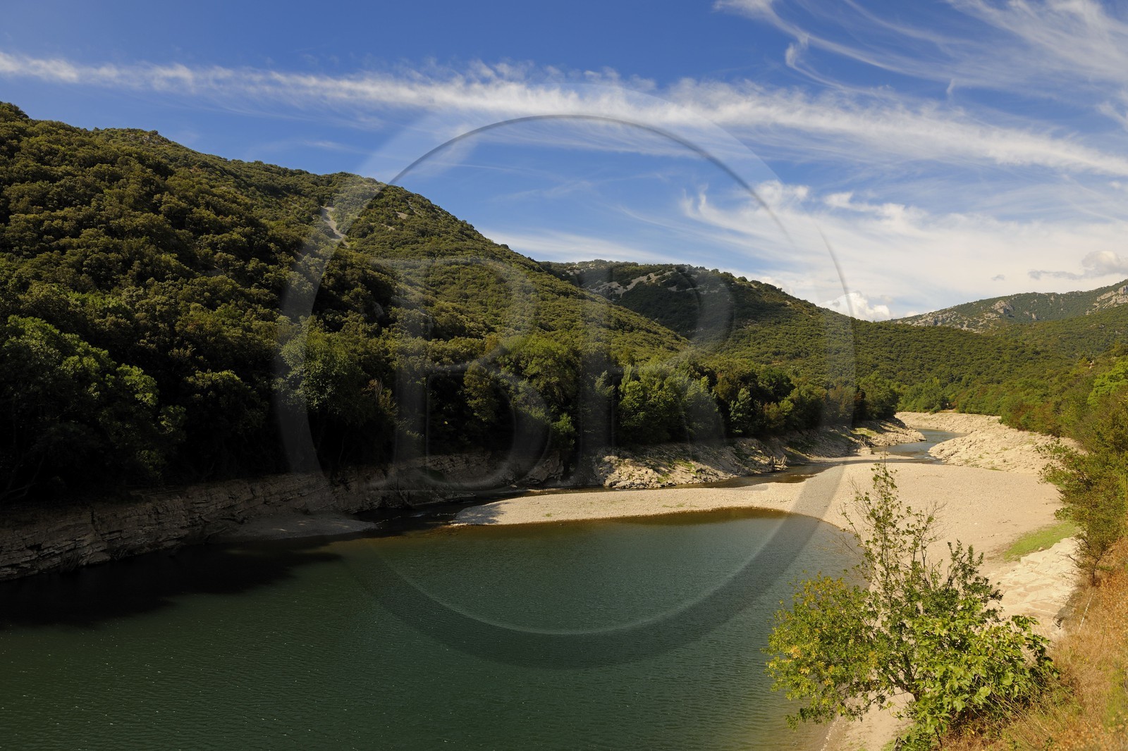 France, Hérault (34), les Gorges de l'Hérault entre Saint-Martin-de-Londres et Saint-Guilhem-le-Désert