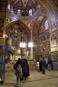 Iran, province d'Ispahan, Ispahan, quartier arménien de la Nouvelle-Djoulfa (Nor Djoura), la Cathédrale Vank plus connue sous le nom de Cathédrale Saint-Sauveur