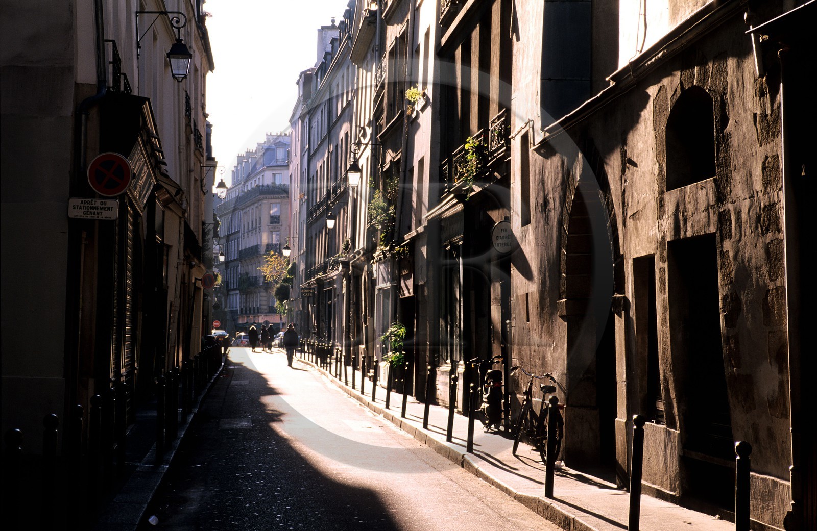 France, Paris (75), la rue des Ecouffés dans le quartier de la rue des Rosiers (quartier juif)