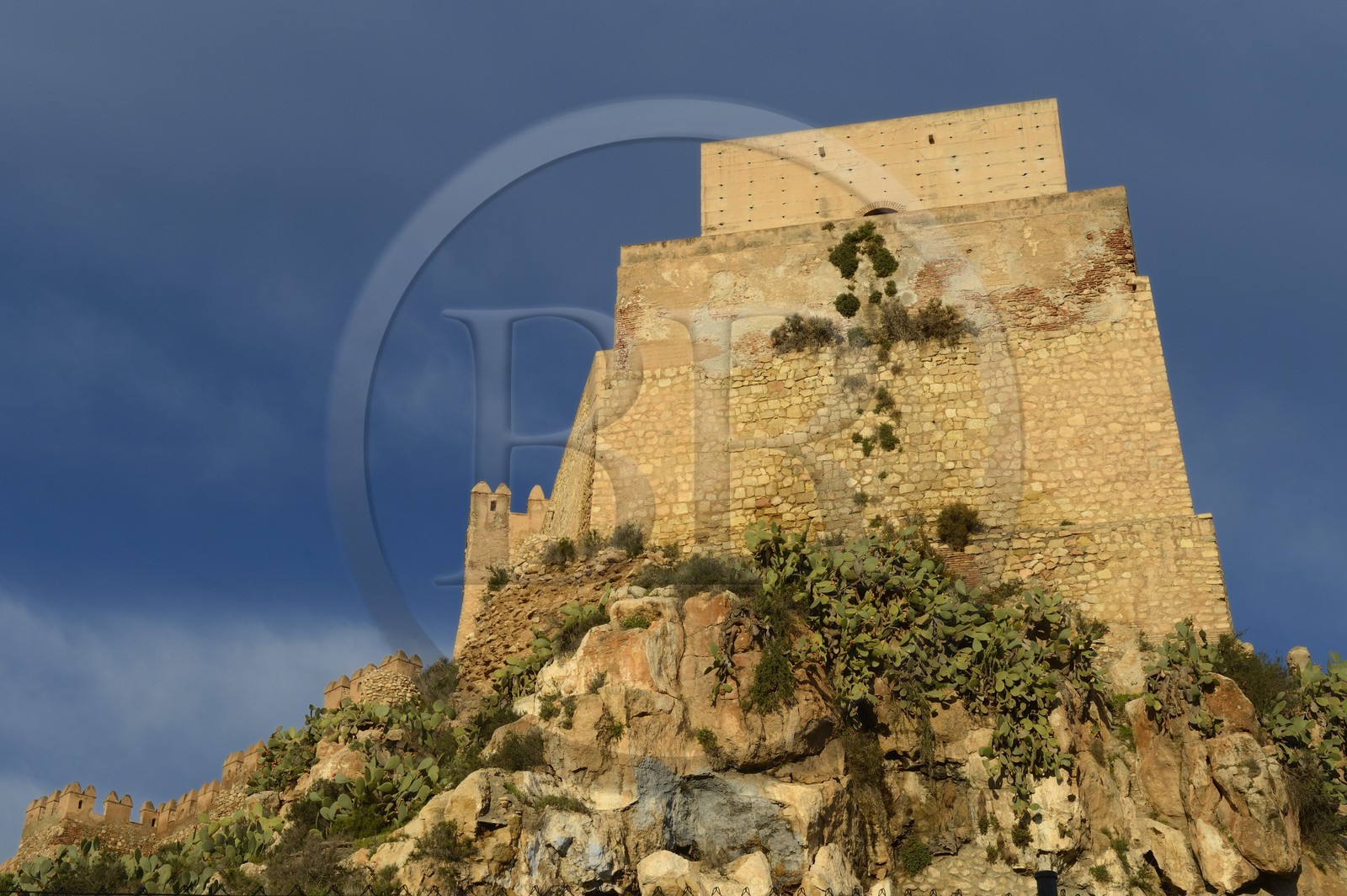 Espagne, Andalousie, Almeria, forteresse la Alcazaba