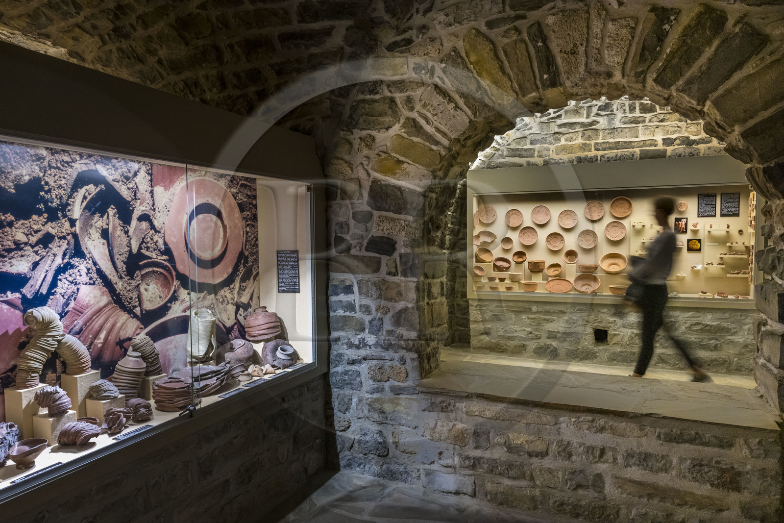 France, Aveyron (12), Millau, musée de Millau et des Grands Causses installé dans l'Hotel de Pegayrolles,