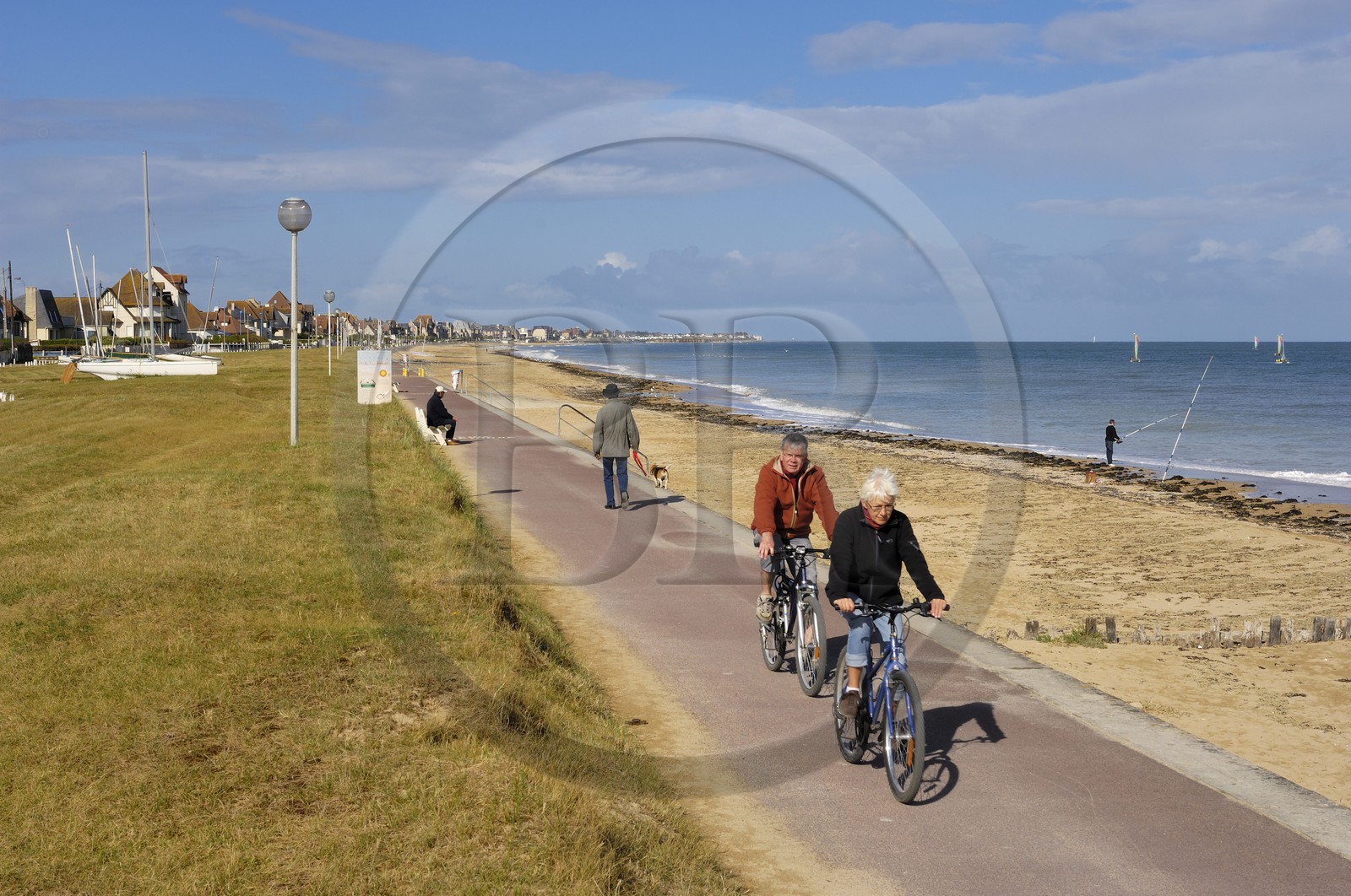 France, Calvados (14), plage de Colleville-Montgomery