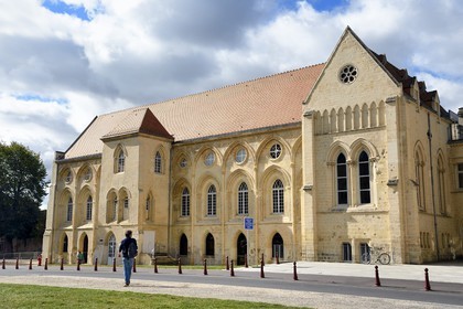 France, Calvados, Caen, the Abbaye aux Hommes (Men's Abbey), the Ducal Palace of the 14th century