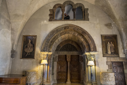 France, Alpes-Maritimes, Mandelieu La Napoule, castle of La Napoule (12th-19th century) largely rebuilt at the start of the 20th century by the American couple Henry and Marie Clews, it now houses the Clews Center for the Arts