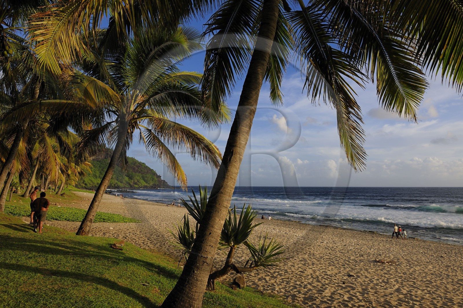 France, île de la Réunion, la côte sud, plage de Grande-Anse