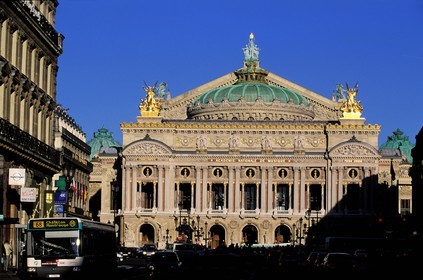 France, Paris, front of the Garnier's Opera