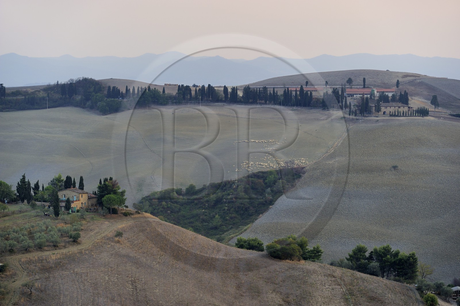 Italie, Toscane, Val di Cecina, la campagne autour de Volterra