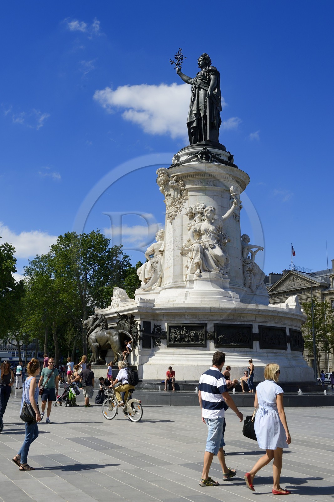 France, Paris, place de la République
