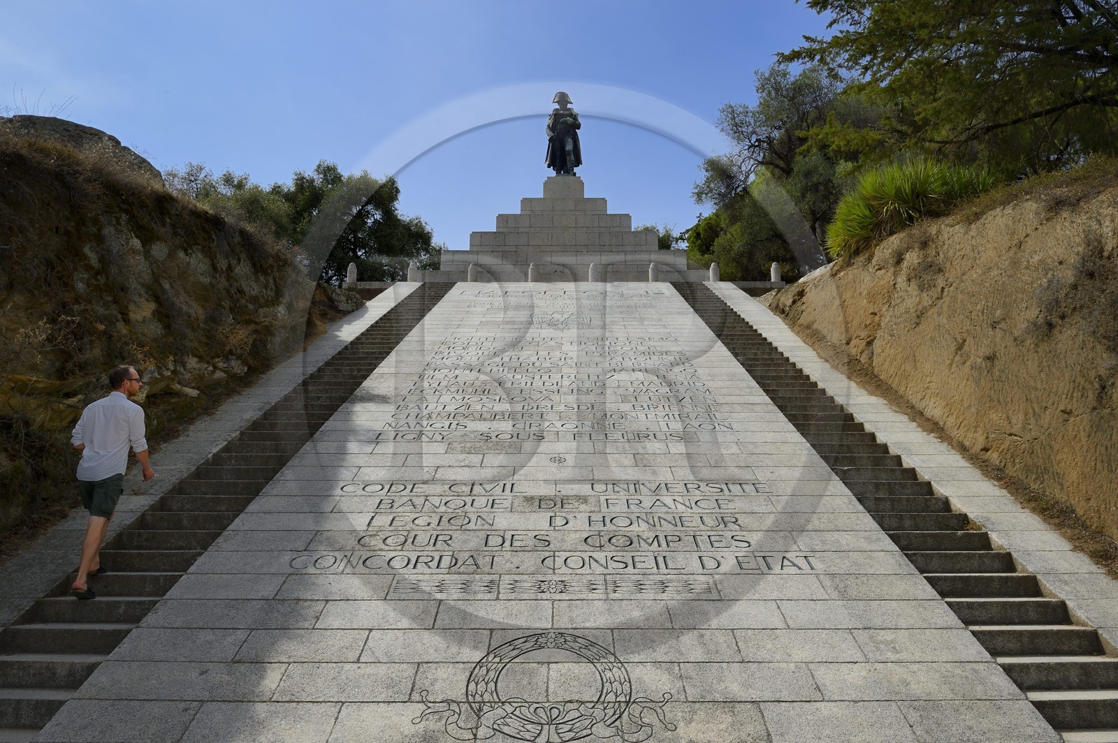 France, Corse du Sud, Ajaccio, Place d'Austerlitz (Casone), Napoleon 1st Monument