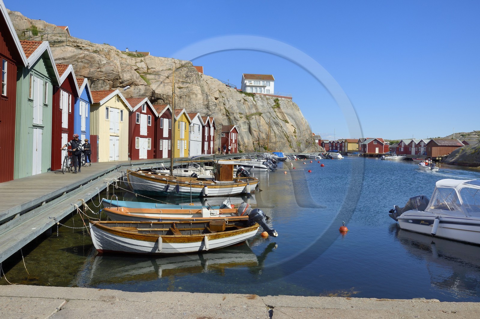 Sweden, Västra Götaland, Smögen harbour
