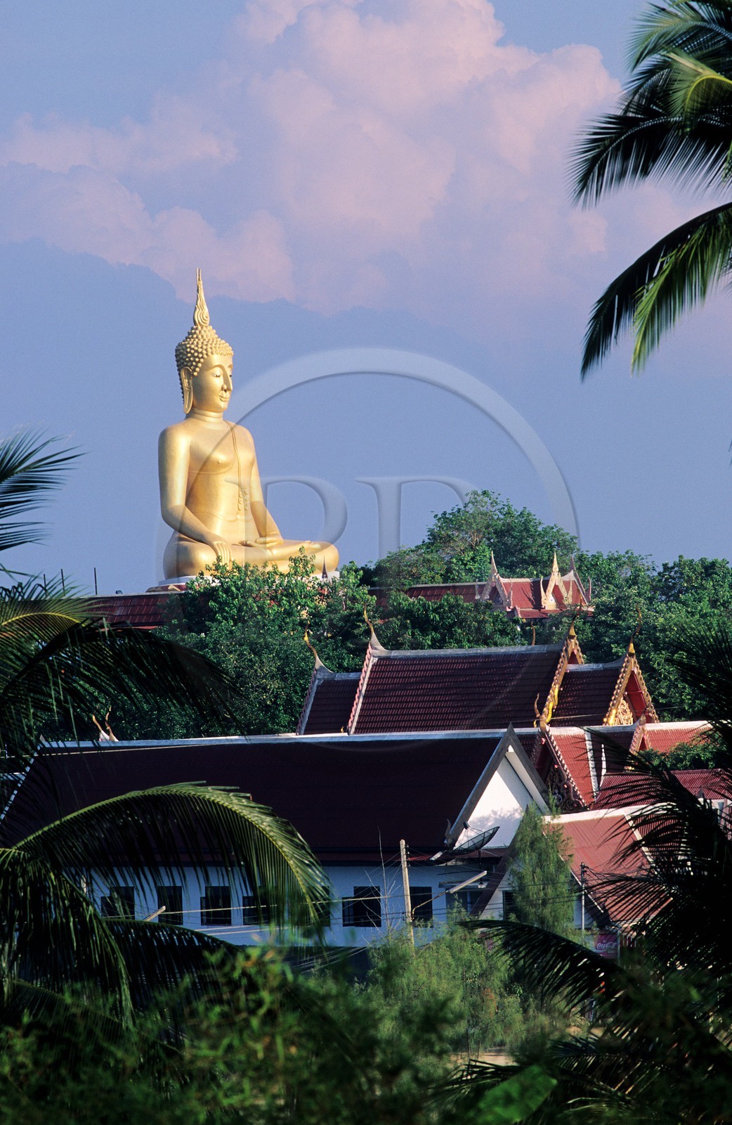 Thaïlande, Archipel îles Samui, Koh Samui, la pagode de Big Buddha