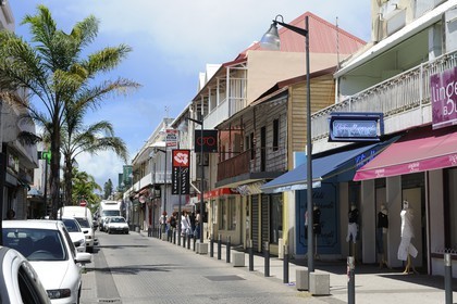 France, île de la Réunion, ville de Saint-Pierre, la rue des Bons Enfants